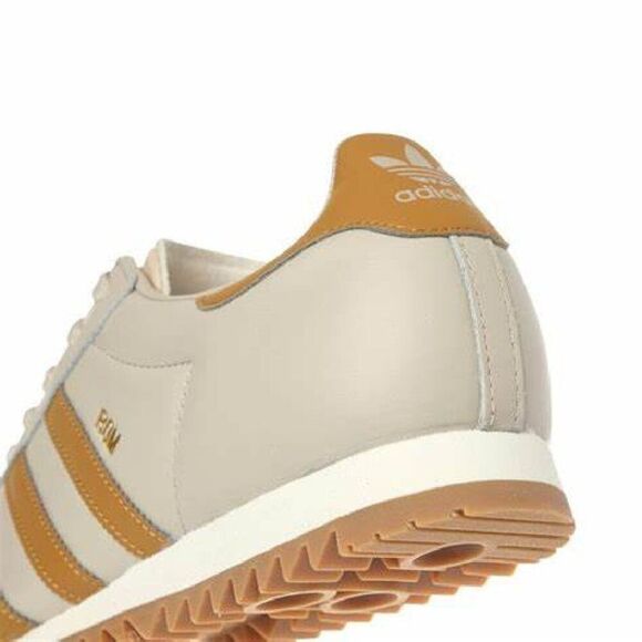 Vintage 1970s Adidas Rom in the Tan Leather Light Brown stripes 7 mens 8 wmns - Picture 8 of 10